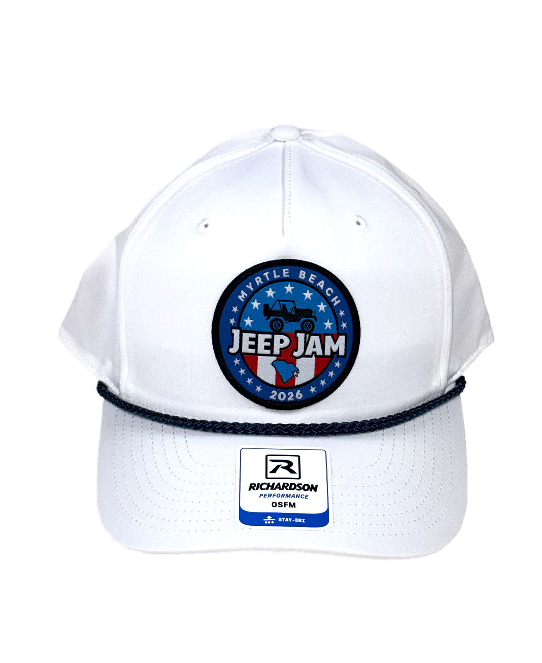 White Jeep Jam Hat - JJ2026