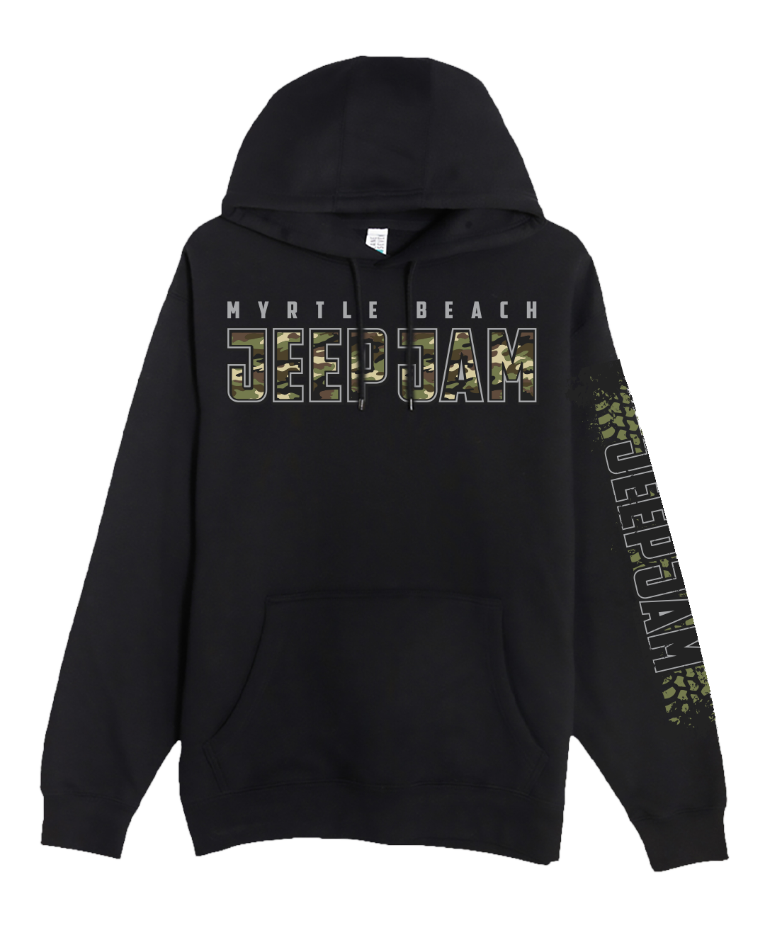 Camo Text Hoodie - JJ2026